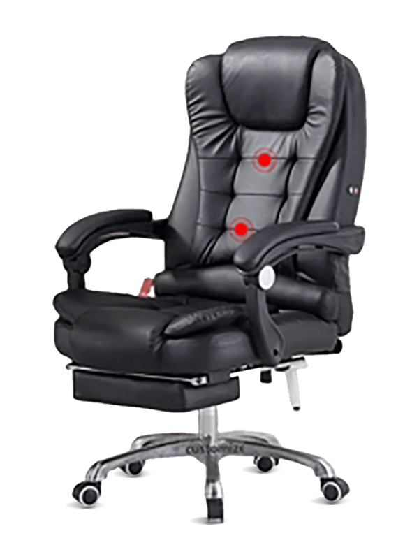 Boss Nahkainen Ergonominen Hieronta Kääntyvä Lepotuoli Kääntyvä työtuoli 