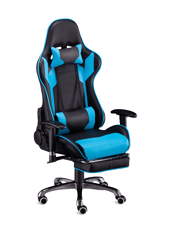 Hieno rakennevalmistus PU PVC Racing 2021 Rgb kääntyvä pelituoli 