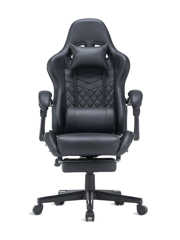 Tehtaan suoramyynti 180 kallistusvastus Ergonominen pelituoli jalkatuella 