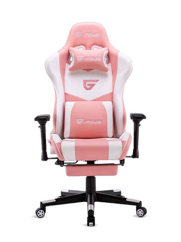Executive ripple pinkki nahkainen toimistopelituoli HS803-1 